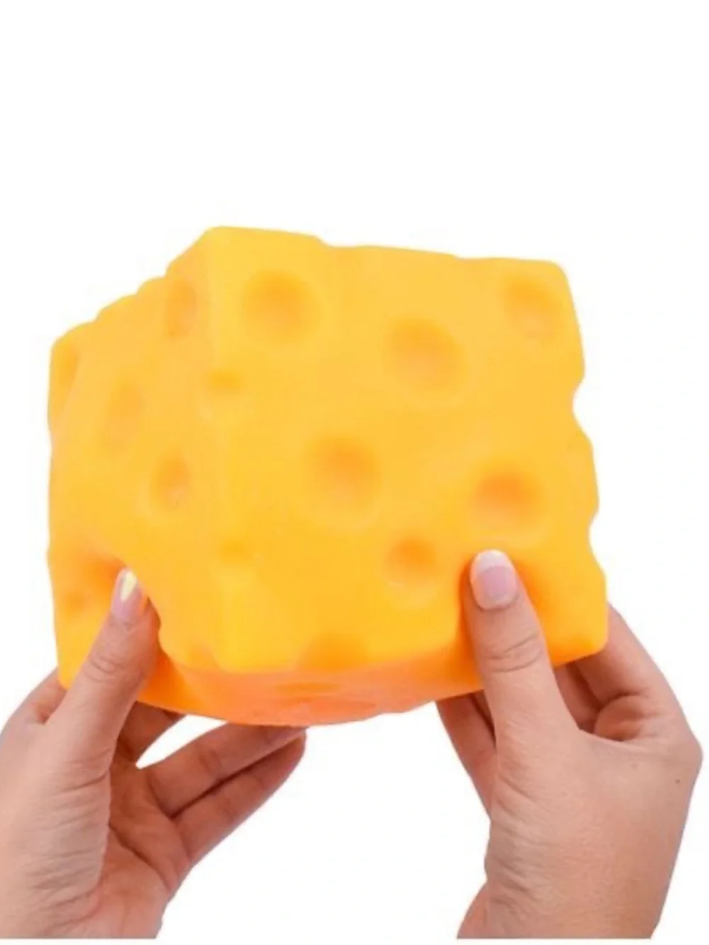 Sunny Days Viral Rare Squeeze Cheese Stress Sensor Squishy Toy - Yellow
